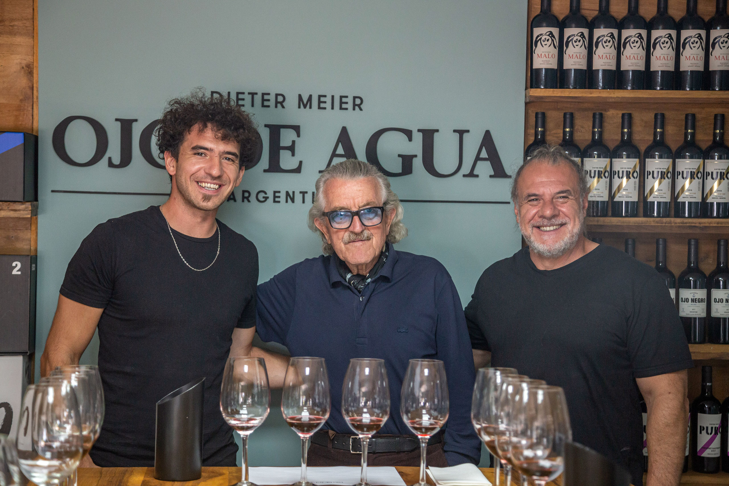 Winemaker Marcelo Peleretti & Mauricio López